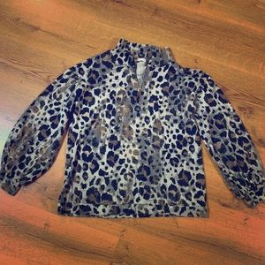 Leopard Print Pullover, NWOT